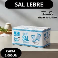 Sal Lebre Sache Bom Sabor 0,8g Individual - 2000 Un