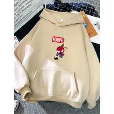 Moletom Canguru Com Capuz Inverno Masculino e Feminino Algodão Aranha Promoção Unissex