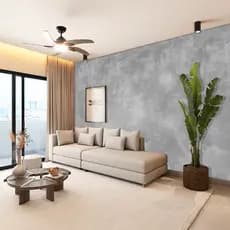 Papel De Parede Autoadesivo Premium Cimento Queimado Decoração Sala Quarto - Envio Rápido