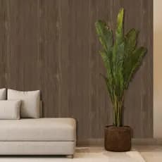 Papel de Parede Madeira Premium Adesivado Textura Amadeirada para Decoração de Quarto Sala Escritório
