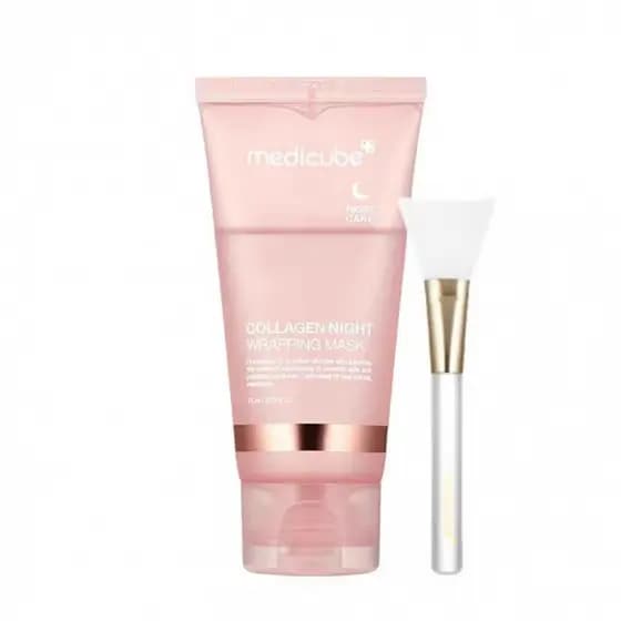  Medicube colágeno noite embrulho máscara dormir colágeno embrulho máscara noite rejuvenescedor hidratante máscara ilumi