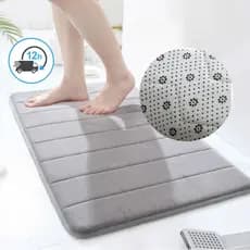 Tapete Antiderrapante Banheiro Quarto Macio Soft Secagem Rapida 60x40 Tapetes Sala