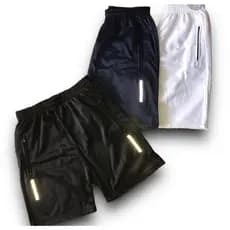 Kit com 1 2 ou 3 bermudas dry-fit com Ziper nos bolsos e detalhes refletievitos 2025