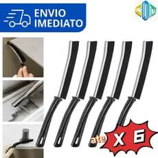Escova De Limpeza Multifuncional Limpa Cantos, Frestas, Trilhos - Universal para Banheiro e Janelas COD