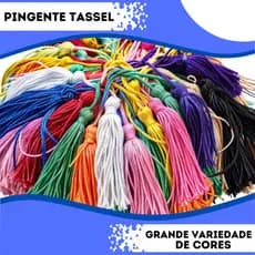 Pingente De Seda Tassel - 7.0 cm - Pacote com 10 / 50 / 100 unidades - Enfeite Decoração