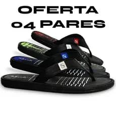 Kit 4 Pares de Chinelo de Dedo Masculino Macio e Confortável Qualidade e Estilo