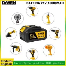 Bateria de lítio 128v célula de 15000mAh, de longa duração e resistente, compatível com ferramentas elétricas sem fio