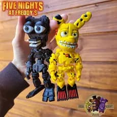 Five Nights at Freddy's Bonecos Articulados Presente Divertido FNAF