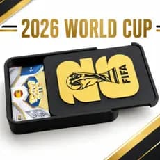 Porta Figurinhas Copa do Mundo | Organizador de Figurinhas Futebol Customizável
