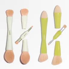 Kit Dois Pinceis 4x1 Multifuncional Essencial Duo Pinceis - Guava