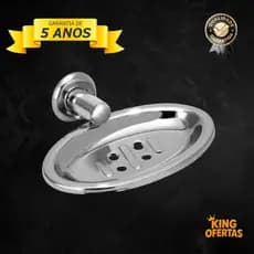 Saboneteira Standard - Porta sabonete de parede em aço inox + alumínio