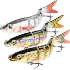 Isca Artificial Pesca 1 Un 10cm Esportiva Tucunaré Robalo Black Bass Corvina Dourado Xaréu Realista