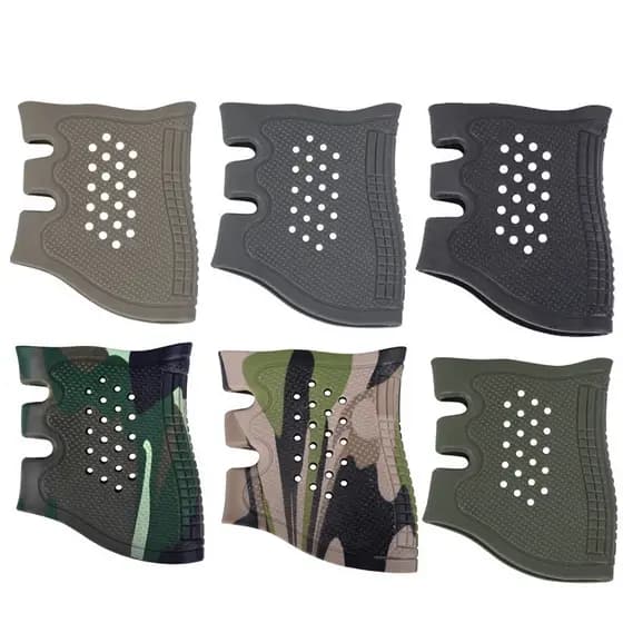 Luvas Táticas Outdoor Camuflagem Borracha Antiderrapante Outdoor Esportiva Proteção Modular