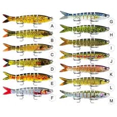Isca Artificial Pesca Esportiva Tucunaré Robalo Black Bass Corvina Dourado Xaréu Realista