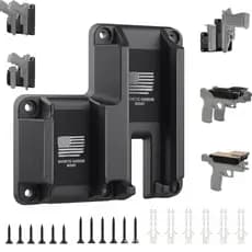 Coldre Tático Pistola Preto Neoprene Cintura Peito Magnético Universal Esportivo Outdoor Modular Defesa