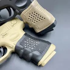 Protetor universal - capa luva p/ punho - handgrip pistolas Glock Pt Taurus - Emborrachado antiderrapante