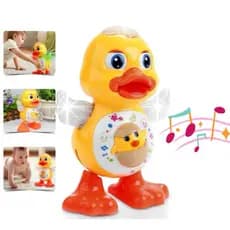 Brinquedo Pato Dançante  Musical Dança Anda Mexe com  Luz E Som