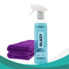 Kit Limpa Vidros Vonixx Glazy + Toalha de Microfibra