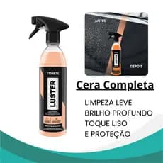 Luster Vonixx Cera Spray Carnaúba + SiO2 Brilho Intenso - Cera Limpadora - Limpeza Leve
