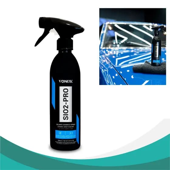 SiO2-Pro 500ml Vonixx - Selante Cerâmico Cera Manutenção Vitrificador Diminui Risco