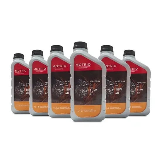 Kit 6 Litros Óleo Semi Sintético 10w40 Motrio Performa Sl