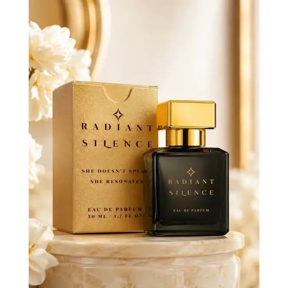 Radiant Silence Perfume Feminino , 50ml. Floral • Oriental • Aveludado /Alta Fixação Duradouro Luxo Premium-n&v
