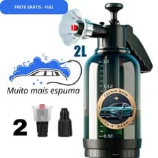 Snow Foam Manual Snowfall Borrifador De Pressão Automotivo Pulverizador 2 Litros Espuma Shampoozeira