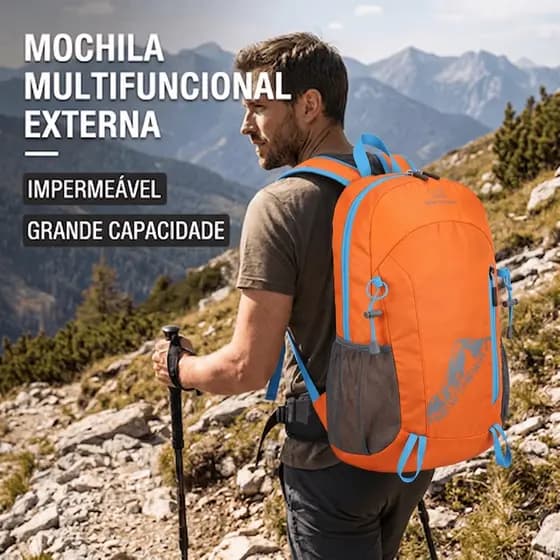 Mochila Esportiva Impermeável Unissex – Para Caminhadas Ao Ar Livre , Corrida , Viagens E Ciclismo