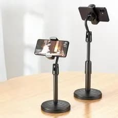 360 ° Suporte Para Celular Com Tripé De Mesa Ajustável-Perfeito Vídeos Profissionais E Selfies