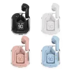 Fone De Ouvido Bluetooth 5.0 Com Microfone Estéreo Hi-Fi Cancelamento De Ruído E Capa De Carregador De 300mAh