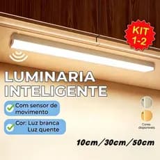 2 Unidades Mais Barato 10/30/50cm Luz LED Inteligente Sensor Movimento Recarregável USB Sem Fio para Armário