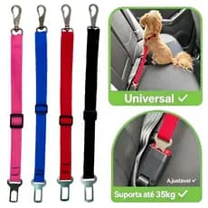 Cinto de segurança pet universal compatível com todos os modelos de veículos para cães e gatos viagem