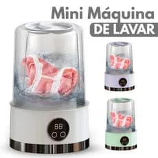 Mini Máquina De Lavar Portátil 1000ml – Lavadora Compacta USB Para Roupas Íntimas Meias E Calcinha