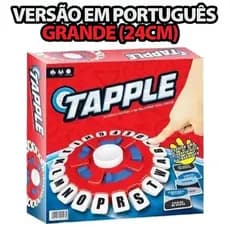 Jogo de Tabuleiro Tapple Stop Trava Letras com Temporizador para Familia 24cm Versão em Português