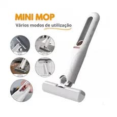 Kit Rodinho De Pia Cozinha Rodo Mini Mop Magico Limpa E Seca -retrátil