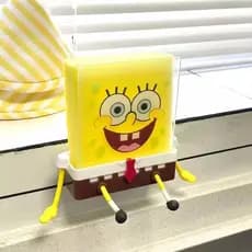 Rack de Drenagem para Cozinha com Bob Esponja - Antiderrapante e com Opção de Pendurar na Parede