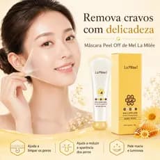 Máscara Peel Off De Mel , Removedor Nutritivo Hidratante De Cravos , Acalma A Pele , Evita Ressecamento , Limpeza Suave