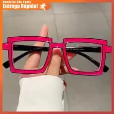 Óculos Sol Vintage Retrô Y2K Designer Moda Unissex UV400 Polarizado Premium Fashion Resistente Moderno