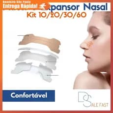 Dilatador Nasal Tira Adesiva Antirronco Respiração Confortável Sono Profundo Premium Unissex Beauty