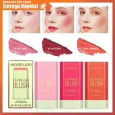 Blush Cremoso Bastão Natural Nude À Prova D'Água Longa Duração Maquiagem Diário Premium Beleza Beauty