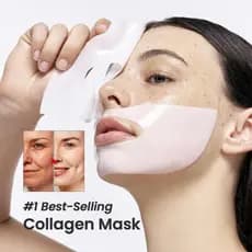 Máscara Facial Biocolágeno 1-8 Peças - Hidratação Profunda, Antirrugas, Rejuvenesce, Skincare Premium