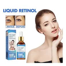 Sérum Facial Botox Líquido 30ml - Retinol Colágeno, Efeito Lifting, Reafirmante, Antirrugas, Hidratante
