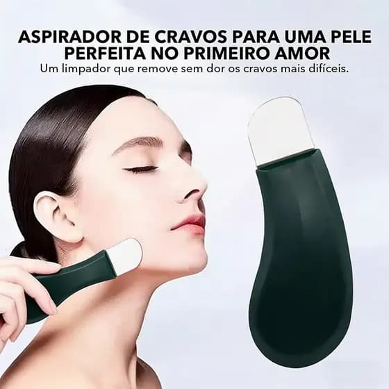 Removedor de Cravos Profissional Nariz Limpeza Profunda Cravo Espinha Ferramenta De Remoção Rosto Espátula Esfolian