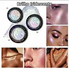 Marcador Que Muda De Cor Iluminando Maquiagem Rosto De Corpo Inteiro De Planeta Polarizado Tridimensional Natural