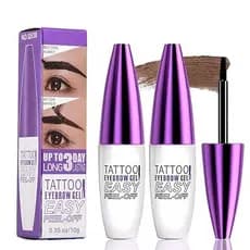 Peel Off Dye Eyebrow Cream Creme De Sobrancelhas Semi-Permanente À Prova D'água Tattoo Tint Enhancer Tearing Gel Maquiag