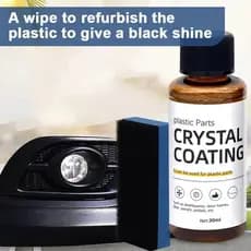 Agente de Revestimento de Cristal 30ml | Recauchutagem de Cera para Plástico Automotivo | Renovação de Peças de Carro