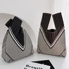 Bolsa feminina de tecido | Bolsa Moda Verão | Bolsa de praia, bolsa de festa, bolsa de lazer | Luz artesanal durável | F