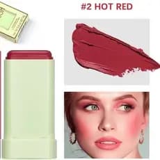 Blush de batom multifuncional à prova d'água, renderização de cores de longa duração, textura leve, hidratante, não é fá