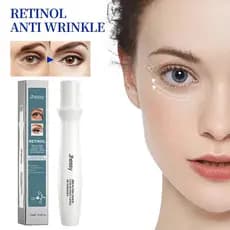 Óleo Para Os Olhos De Retinol-Redução De Rugas , Massageador Roll-on , Anti-Fadiga E Clareador De Olheiras 10ml