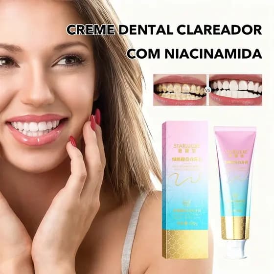 Pasta De Dente 100g Clareamento Dental Protege As Gengivas